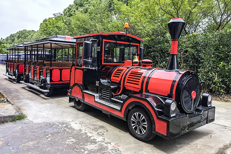 Vagon deschis cu 20 de locuri Tren clasic mare de vizitare a obiectivelor turistice