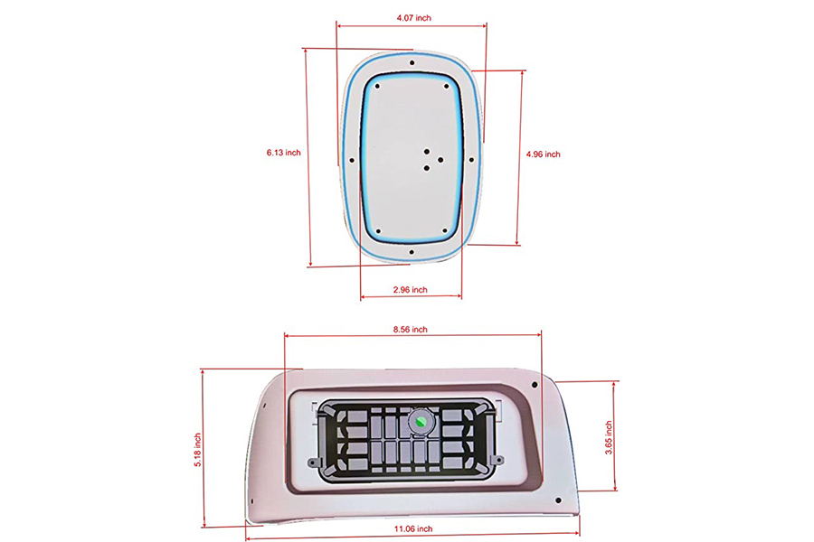 Set de lumini LED Deluxe Plus (Fit Club Car DS 1993-UP pe gaz și cărucior de golf electric)