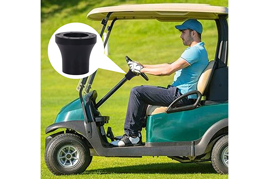 Volane și adaptor pentru cărucior de golf negru